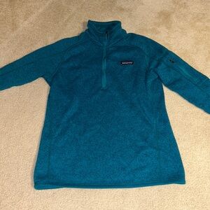 Women’s Patagonia teal quarter zip
